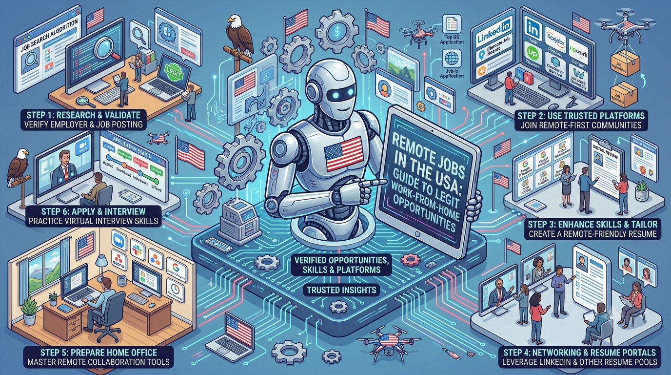 Remote Jobs in the USA: How to Find Legitimate Work-from-Home Opportunities